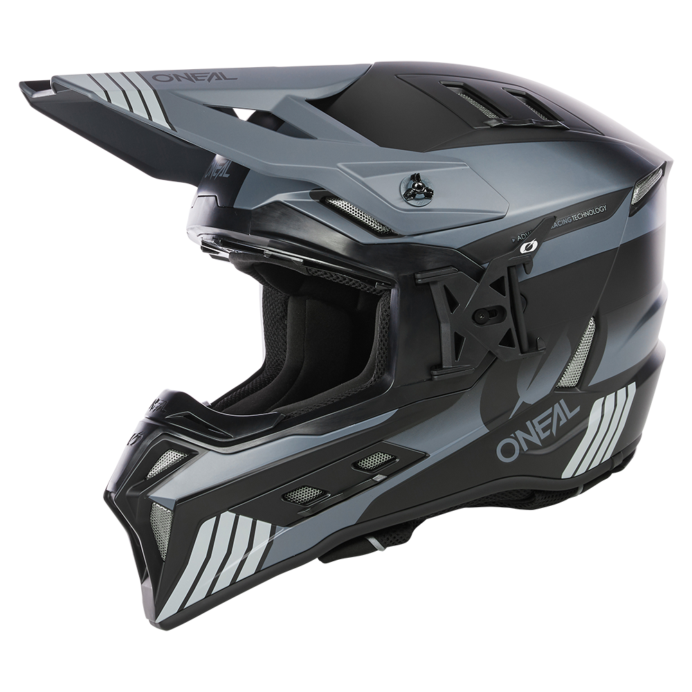 Ендуро каска O'NEAL EX-SRS HITCH BLACK/GRAY V.24