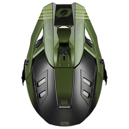 Ендуро каска O'NEAL EX-SRS HITCH BLACK/OLIVE V.24