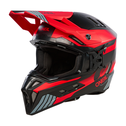 Ендуро каска O'NEAL EX-SRS HITCH BLACK/GRAY/RED V.24