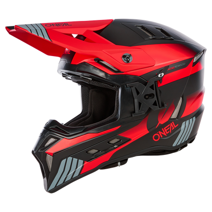 Ендуро каска O'NEAL EX-SRS HITCH BLACK/GRAY/RED V.24