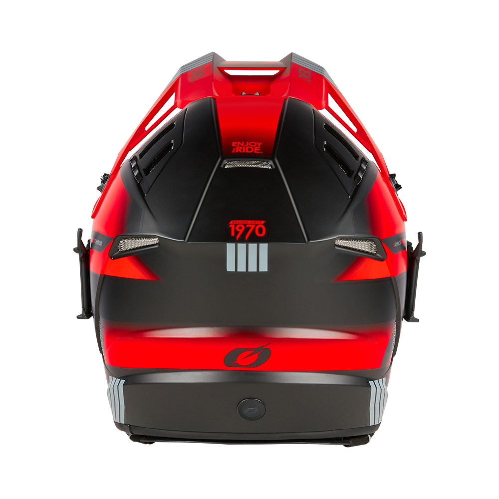Ендуро каска O'NEAL EX-SRS HITCH BLACK/GRAY/RED V.24