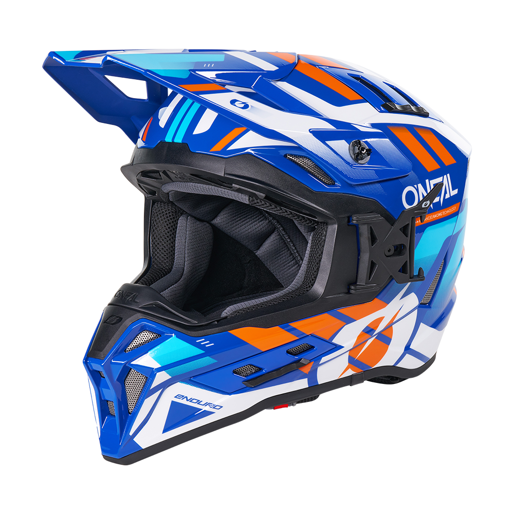 Ендуро каска O'NEAL EX-SRS DUST BLUE/ORANGE V.26