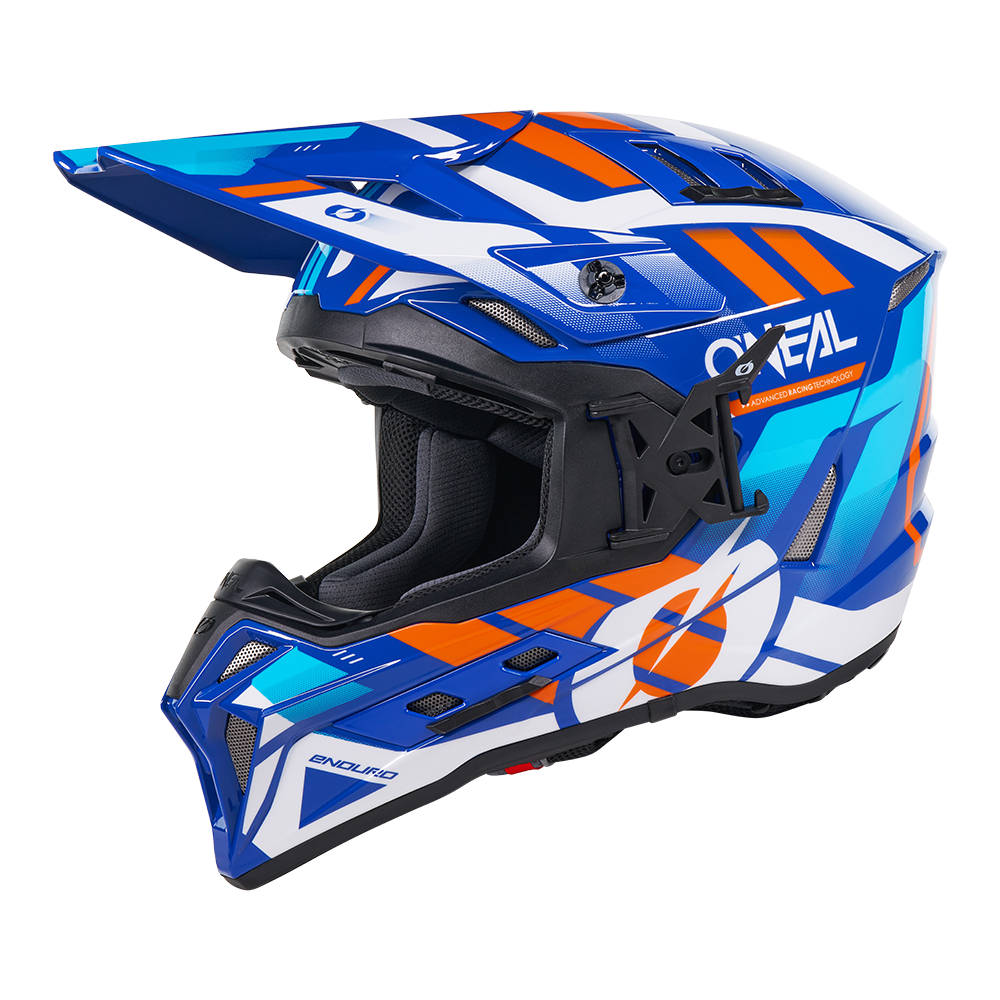 Ендуро каска O'NEAL EX-SRS DUST BLUE/ORANGE V.26