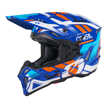 Ендуро каска O'NEAL EX-SRS DUST BLUE/ORANGE V.26