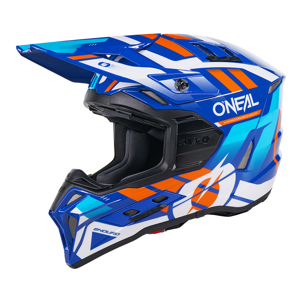 Ендуро каска O'NEAL EX-SRS DUST BLUE/ORANGE V.26
