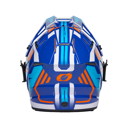 Ендуро каска O'NEAL EX-SRS DUST BLUE/ORANGE V.26