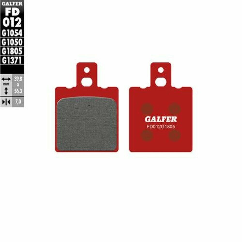 Предни/Задни мото накладки Galfer TRIAL TOP FD012G1805