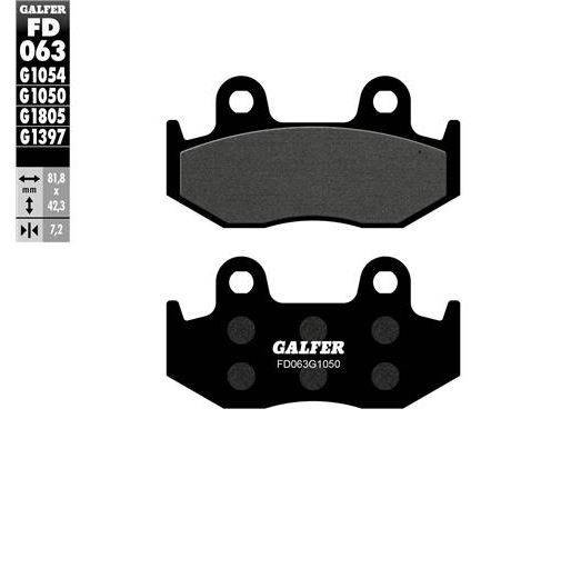 Предни/Задни мото накладки Galfer SCOOTER FD063G1050