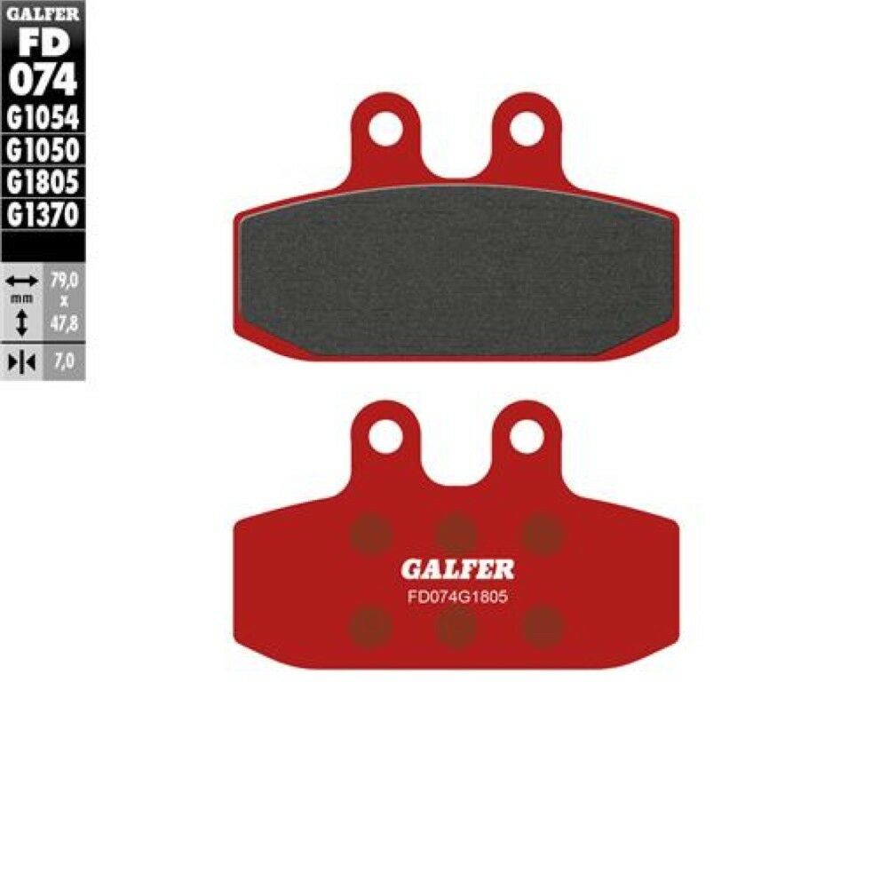 Предни/Задни мото накладки Galfer TRIAL TOP FD074G1805