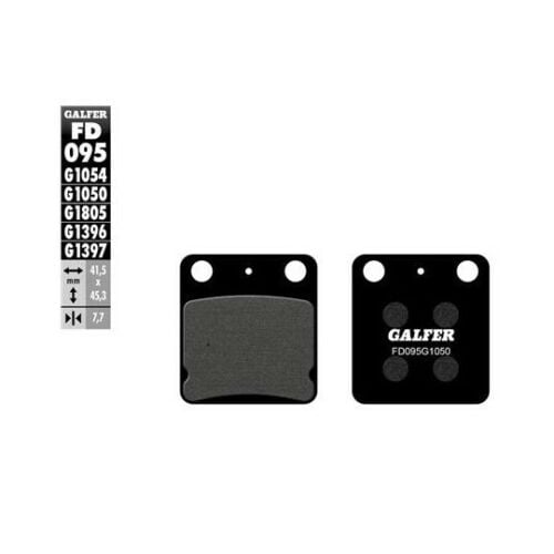Предни/задни мото накладки Galfer SCOOTER FD095G1050