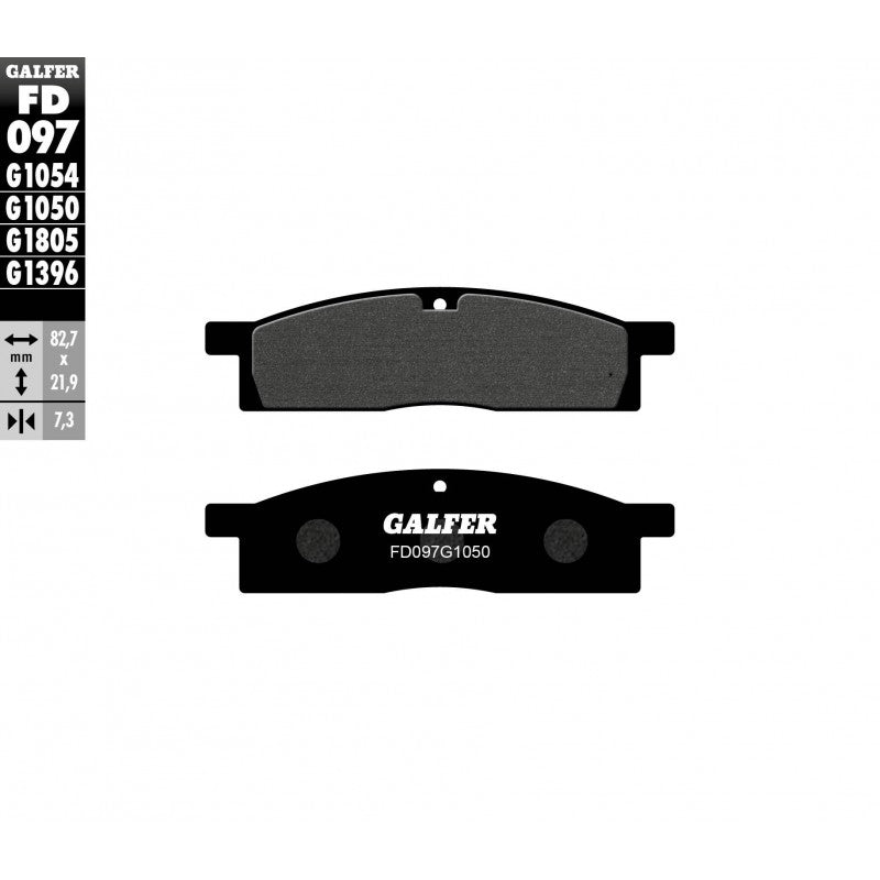 Предни мото накладки Galfer SCOOTERFD097G1050