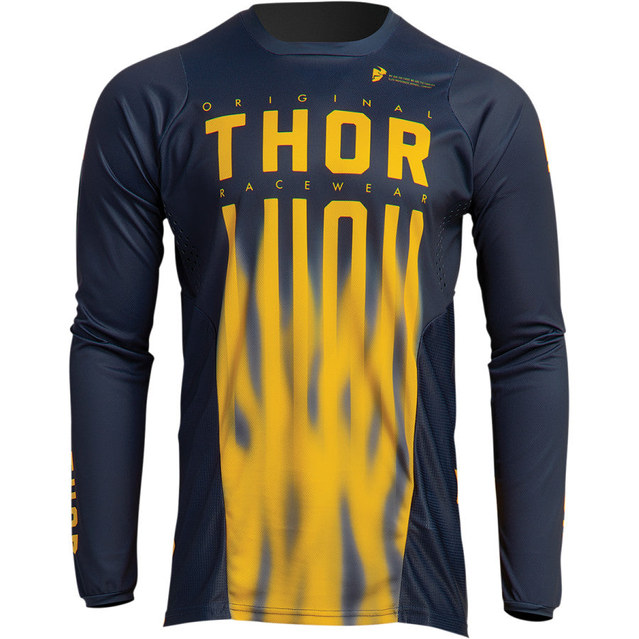 Мотокрос джърси THOR PULSE VAPOR MIDNIGHT/LEMON
