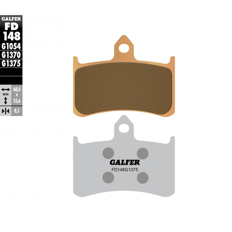 Предни мото накладки Galfer SINTERED COMPOUND FD148G1375