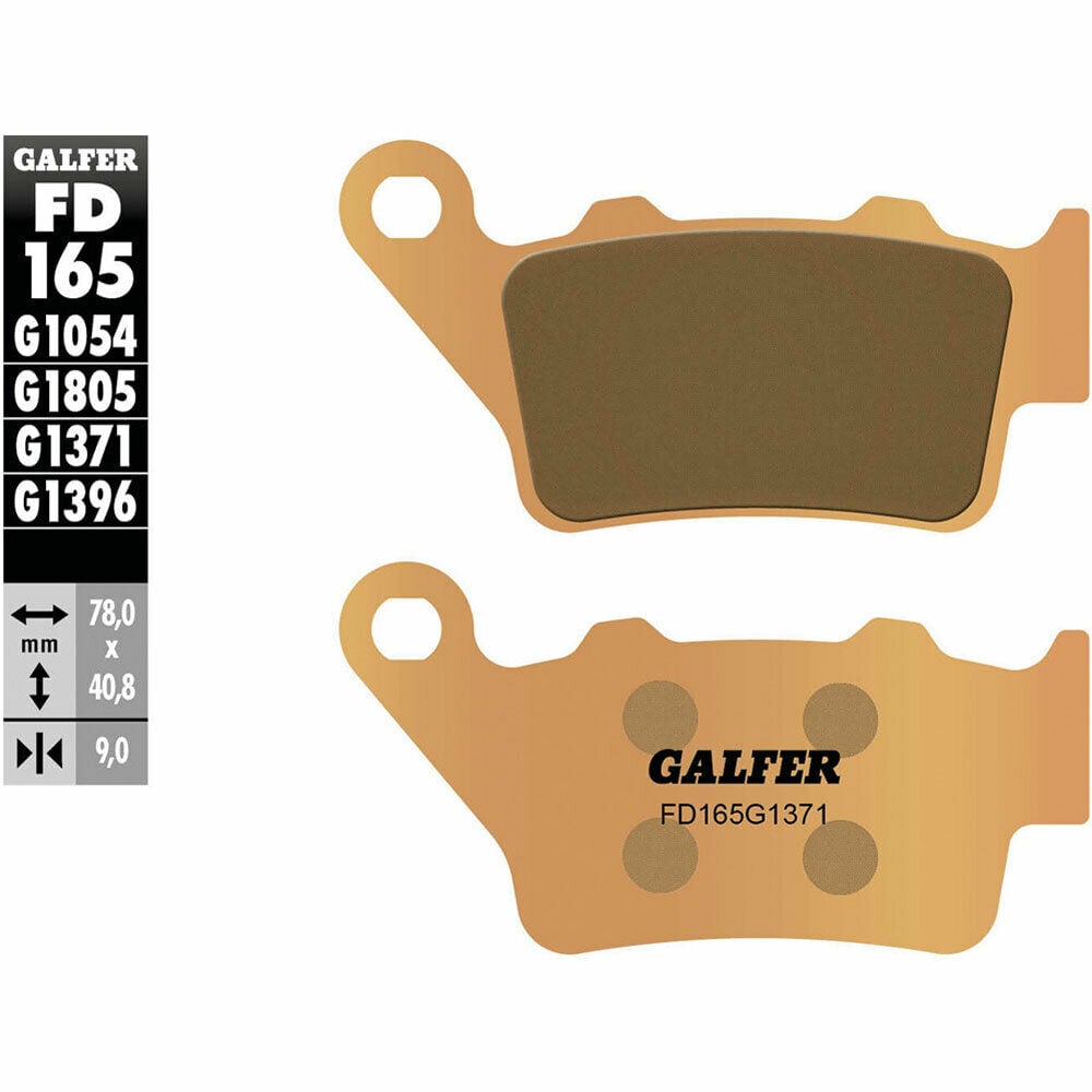 Задни мото накладки Galfer SINTERED COMPOUND FD165G1371