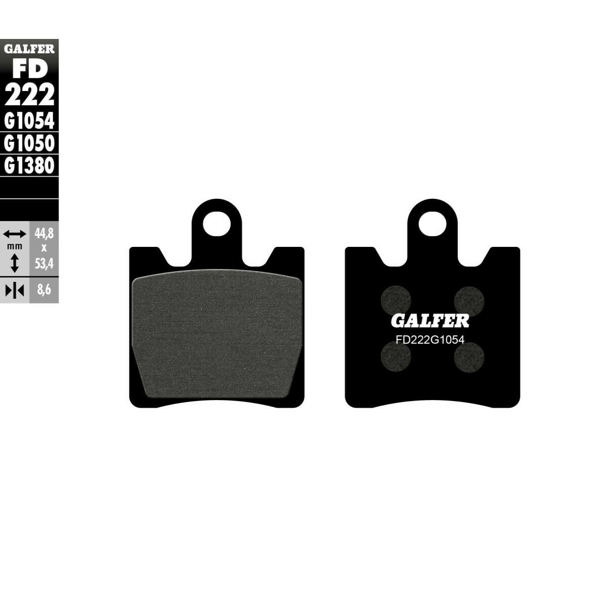 Предни мото накладки Galfer SCOOTER FD222G1050