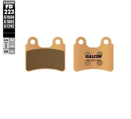 Предни/Задни мото накладки Galfer SINTERED COMPOUND FD223G1395