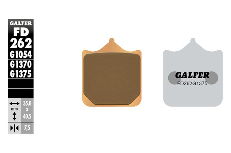 Предни мото накладки Galfer SINTERED COMPOUND FD262G1375