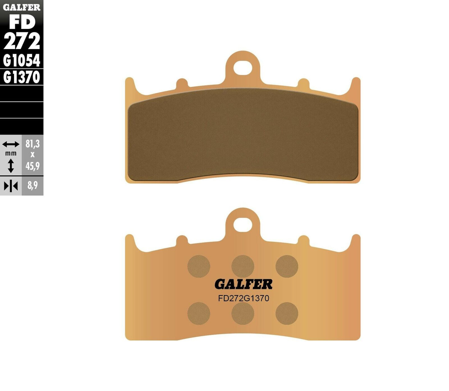 Предни мото накладки Galfer SINTERED COMPOUND FD272G1370