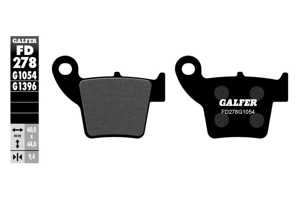 Задни мото накладки Galfer SEMI METAL FD278G1054