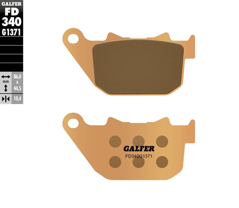 Задни мото накладки Galfer SINTERED COMPOUND FD340G1371