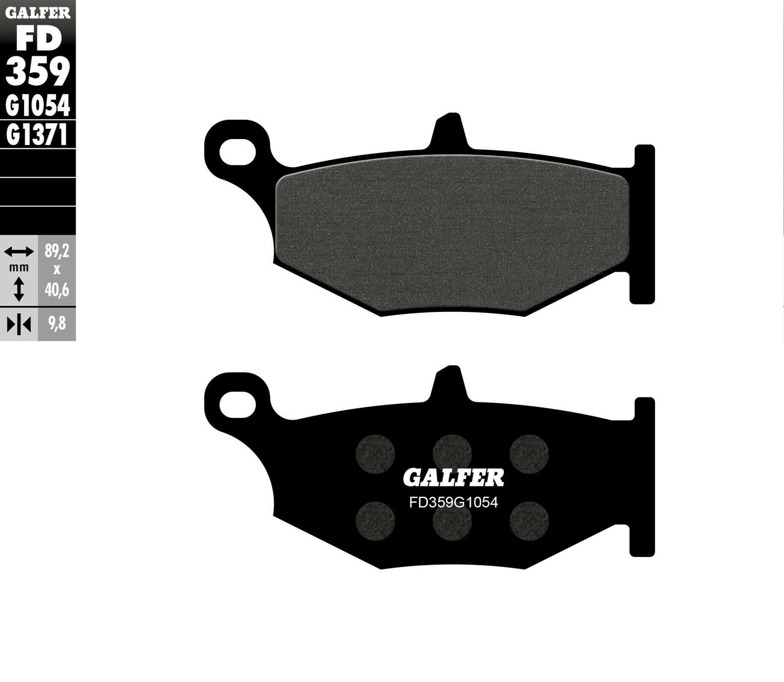 Задни мото накладки Galfer SEMI METAL FD359G1054