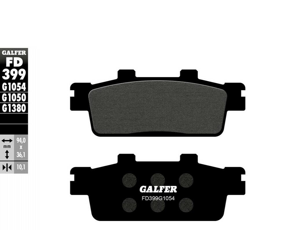Предни/Задни мото накладки Galfer SEMI METAL FD399G1054