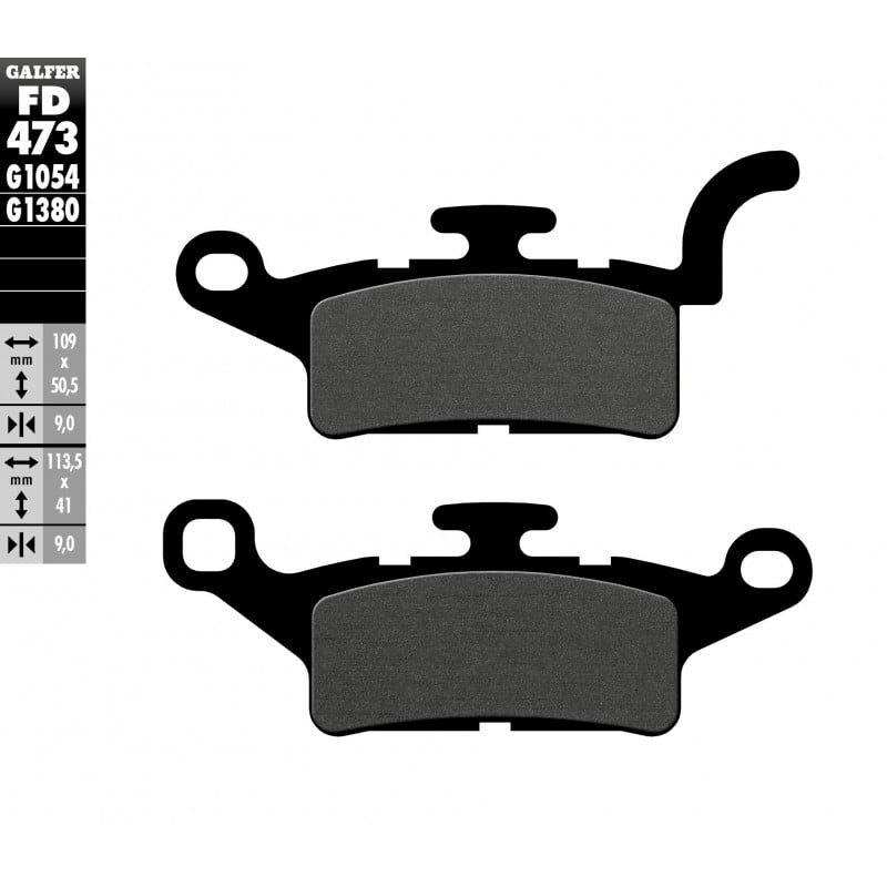 Предни мото накладки Galfer SEMI METAL FD473G1054