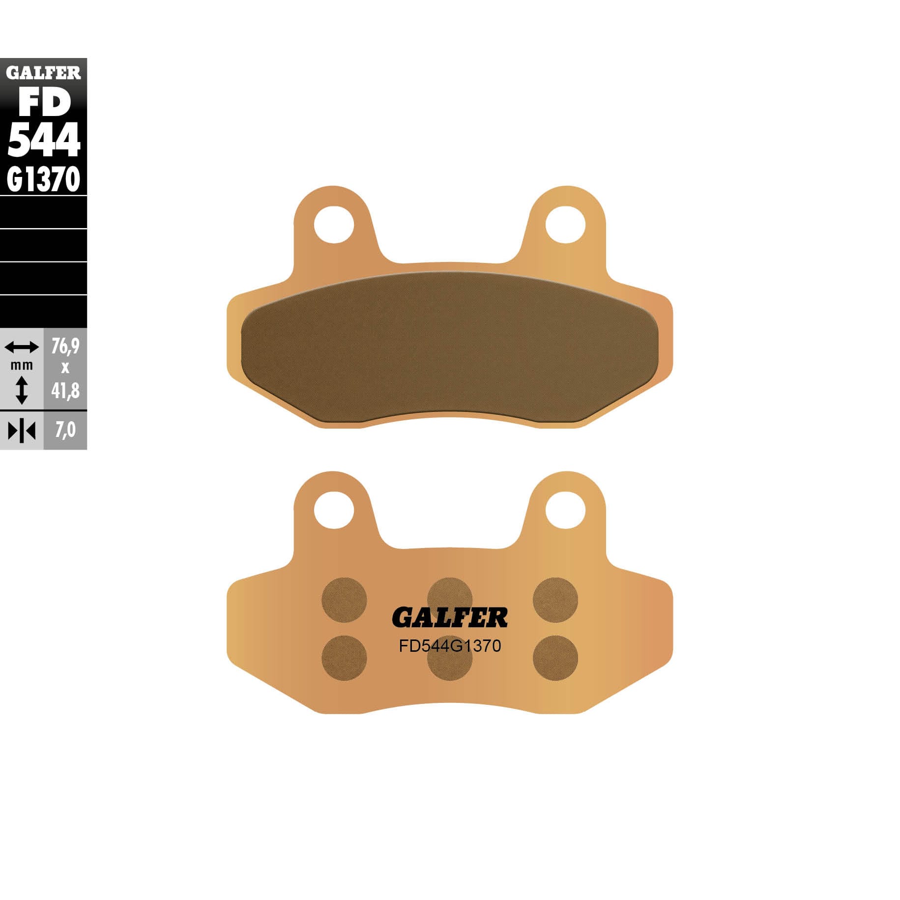 Предни мото накладки Galfer SINTERED COMPOUND FD544G1370