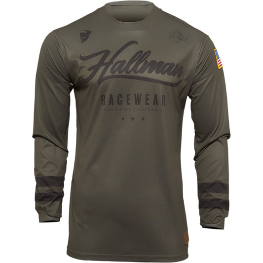 Мотокрос джърси THOR HALLMAN HOPETOWN ARMY/BLACK