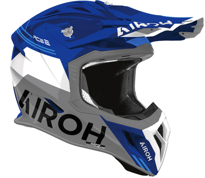 Мотокрос каска AIROH AVIATOR ACE 2 FURY BLUE GLOSS
