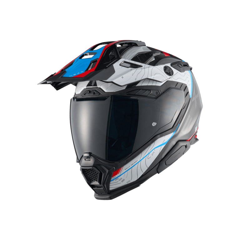 Адвенчър каска NEXX X.WED3 FURKA RED/BLUE