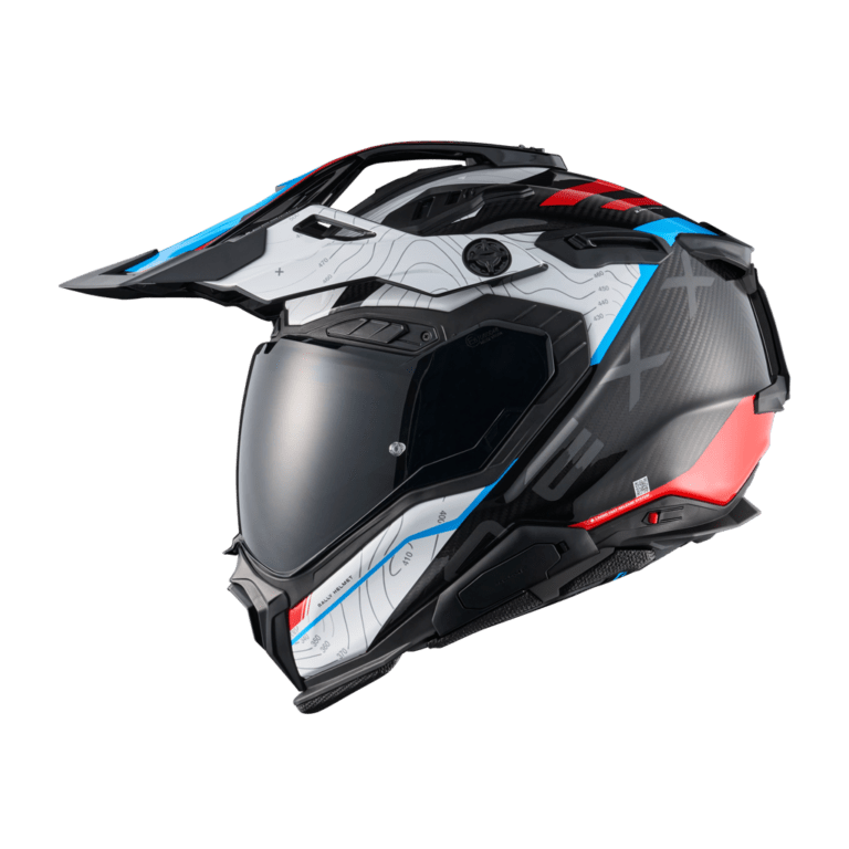 Адвенчър каска NEXX X.WED3 FURKA RED/BLUE