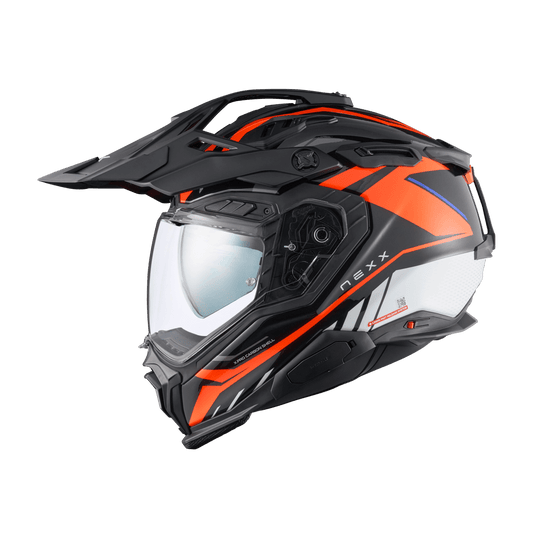 Адвенчър каска NEXX X.WED3 GOBI ORANGE/WHITE