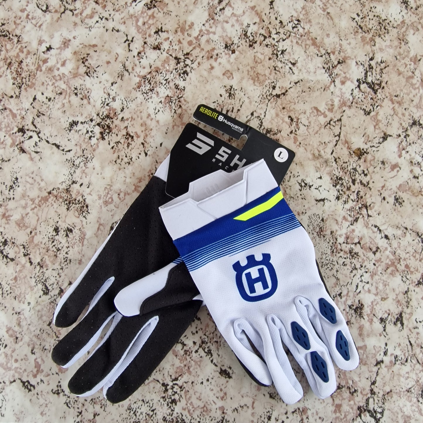 HUSQVARNA мотокрос ръкавици Race Aerolite жълти