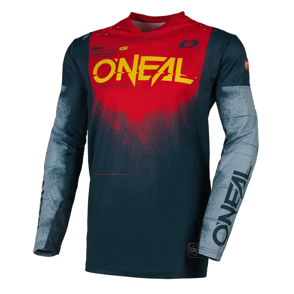 Мотокрос блуза O'NEAL HARDWEAR SWIPE NAVY BLUE/RED V.26