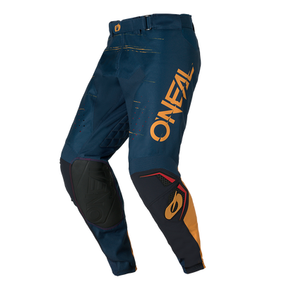 Мотокрос брич O'NEAL HARDWEAR SWIPE NAVY BLUE/TANGERINE V.26