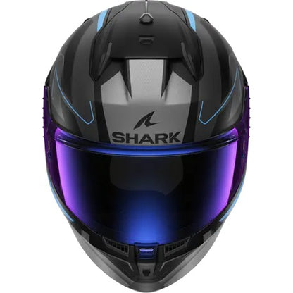 Каска SHARK D-SKWAL 3 SIZLER MATT BLACK/GREY/BLUE