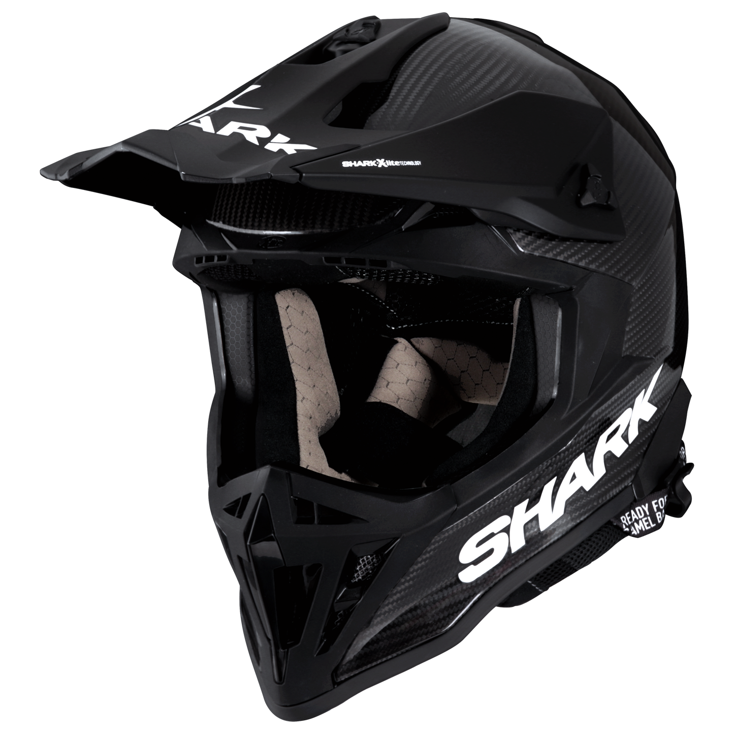 Мотокрос каска SHARK VARIAL RS CARBON SKIN WHITE