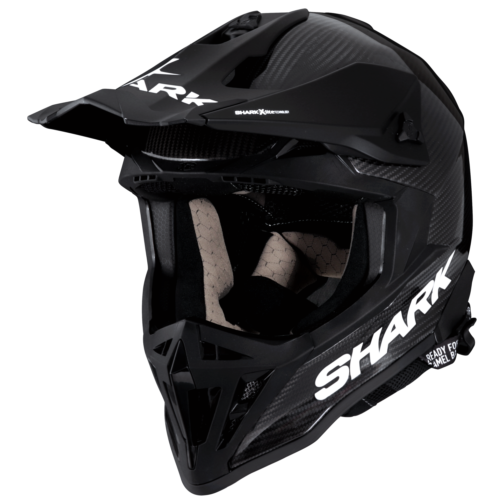 Мотокрос каска SHARK VARIAL RS CARBON SKIN WHITE