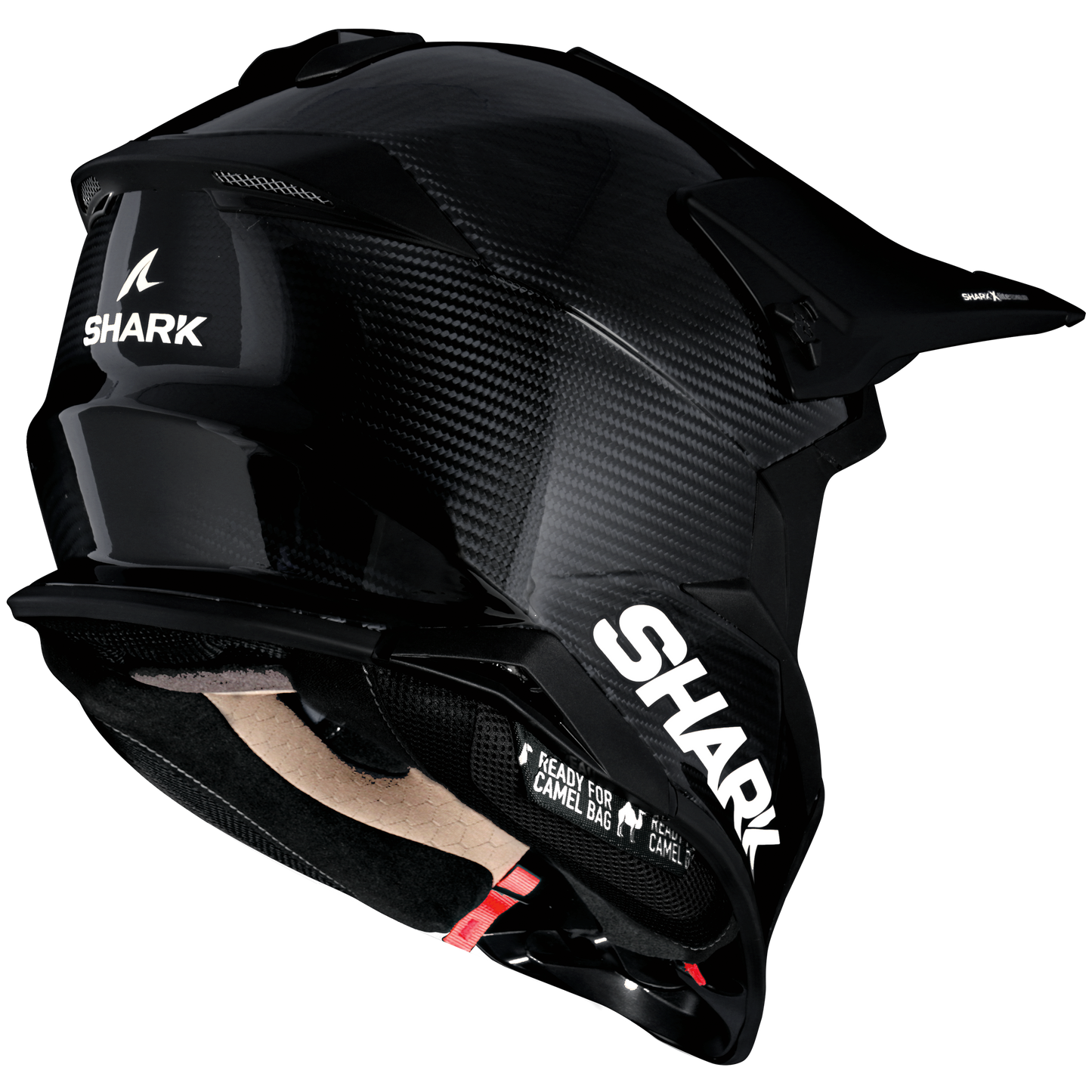 Мотокрос каска SHARK VARIAL RS CARBON SKIN WHITE