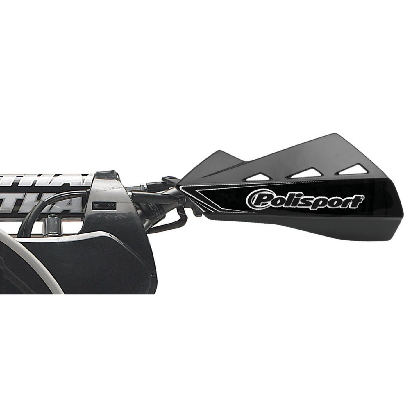 Предпазител за кормило POLISPORT QWEST UNIVERSAL BLACK - PLASTIC