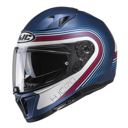Каска HJC i70 SURF BLUE WHITE RED