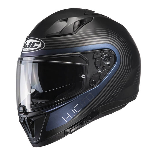 Каска HJC i70 SURF BLACK BLUE