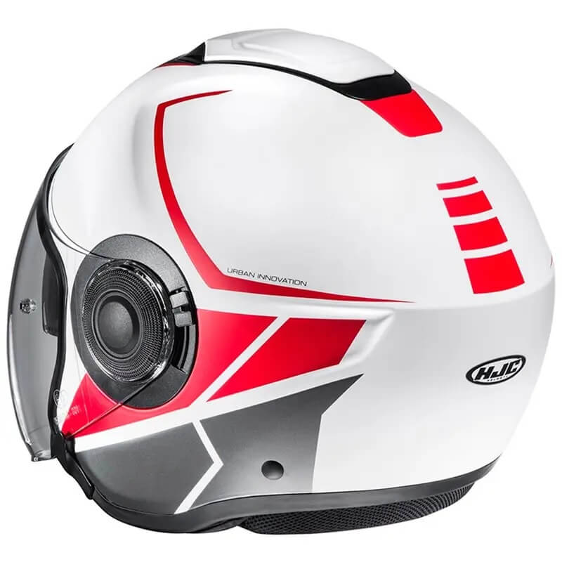 Скутер каска HJC i40 Camet WHITE/RED
