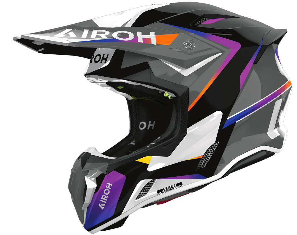 Мотокрос каска AIROH TWIST 3 HUSTLE GLOSS