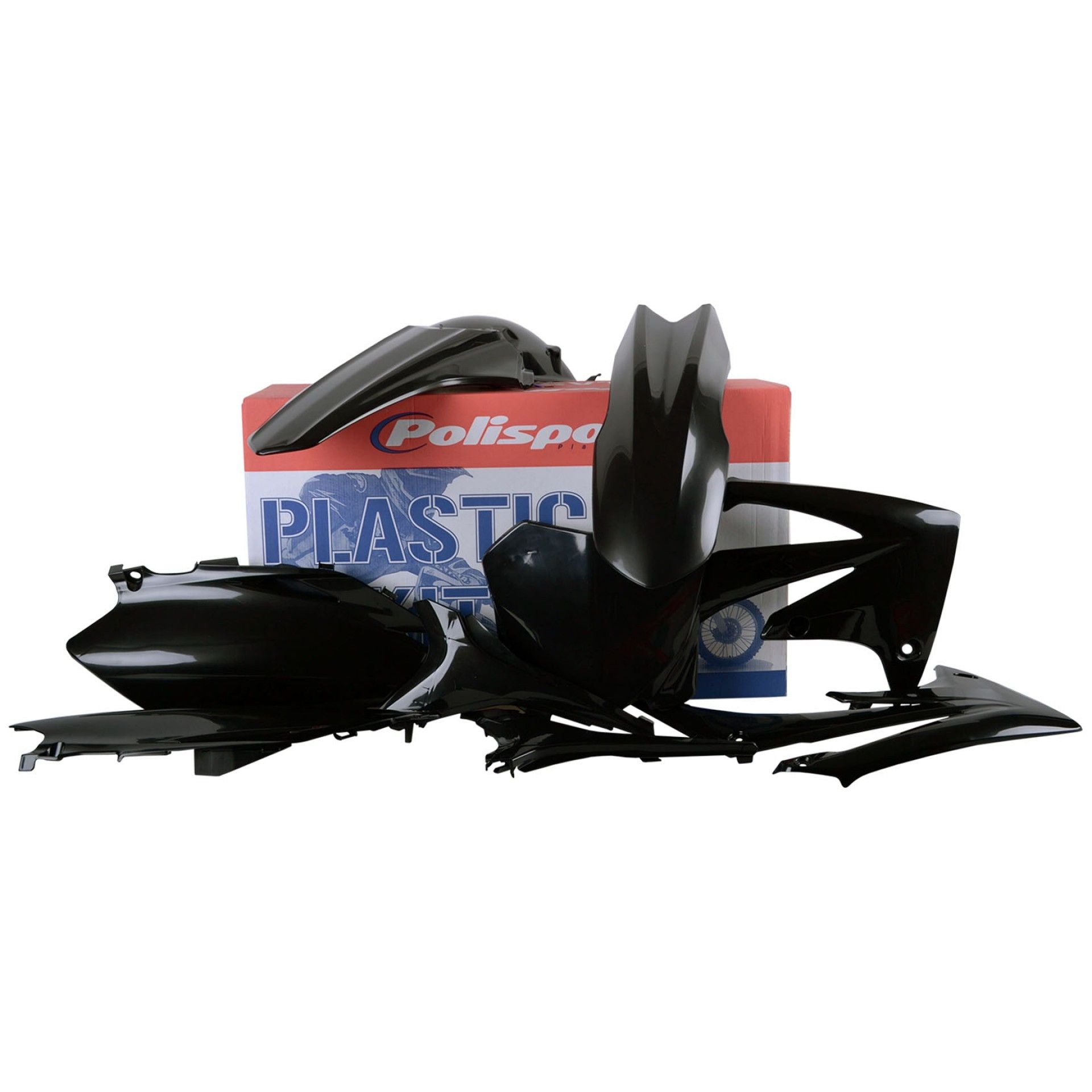 Пластмасов MX кит POLISPORT за HONDA CRF250R - 2014-17 / CRF450R - 2012-16 Black