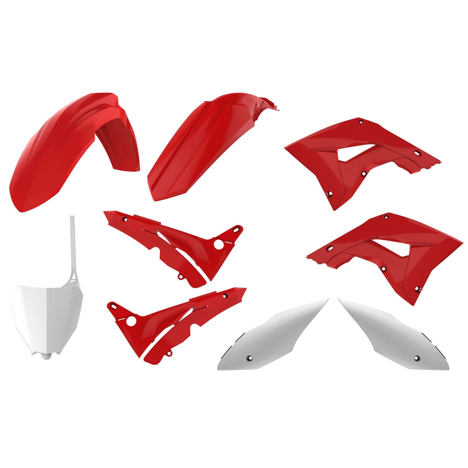 Пластмасов MX кит POLISPORT за HONDA CRF50F - 2004-2021OEM Color