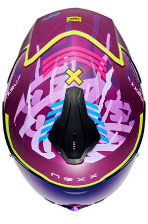Каска NEXX Y100R URBANGRAM AUBERGINE MATT