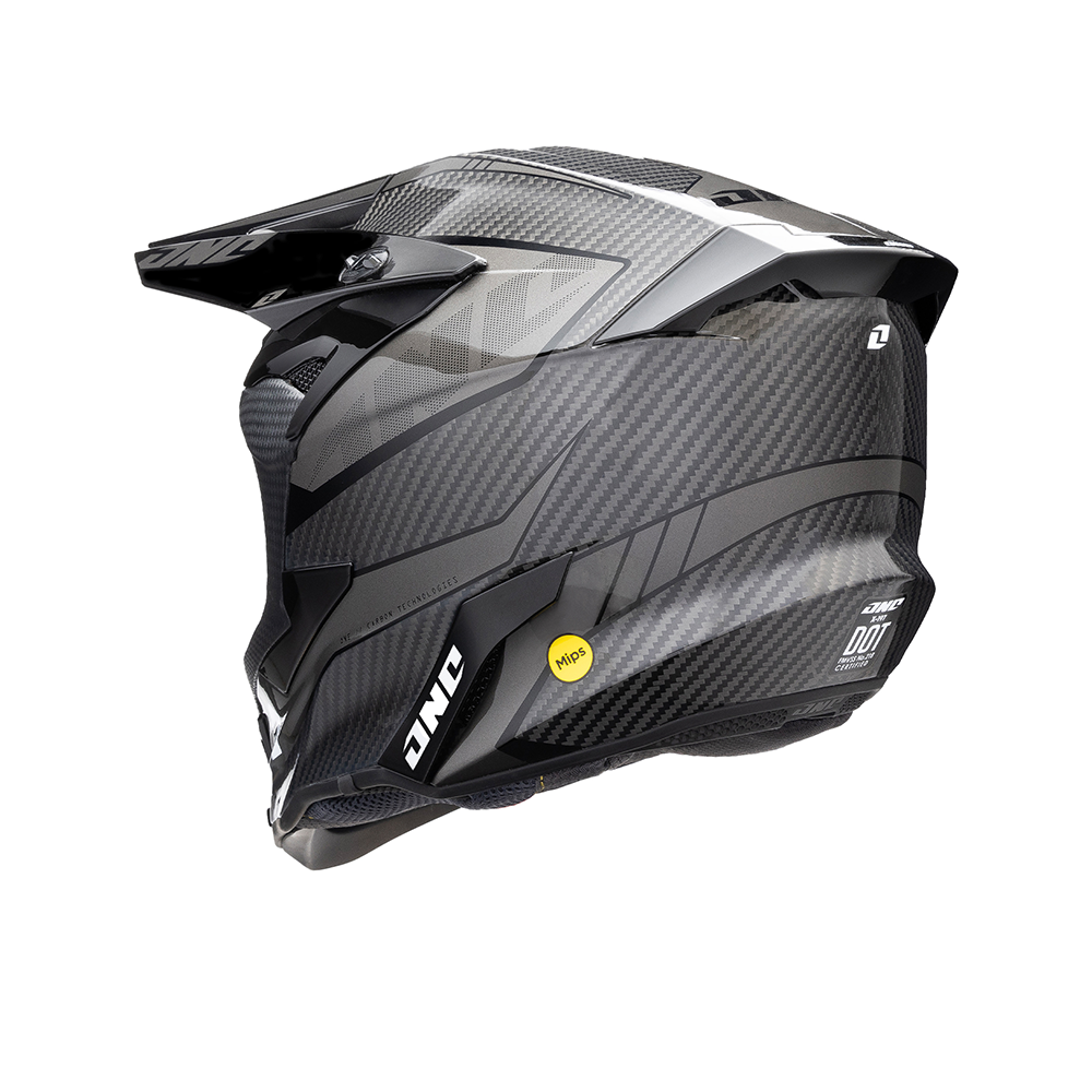 Мотокрос каска ONE INDUSTRIES X-197 CARBON BLACK ONYX