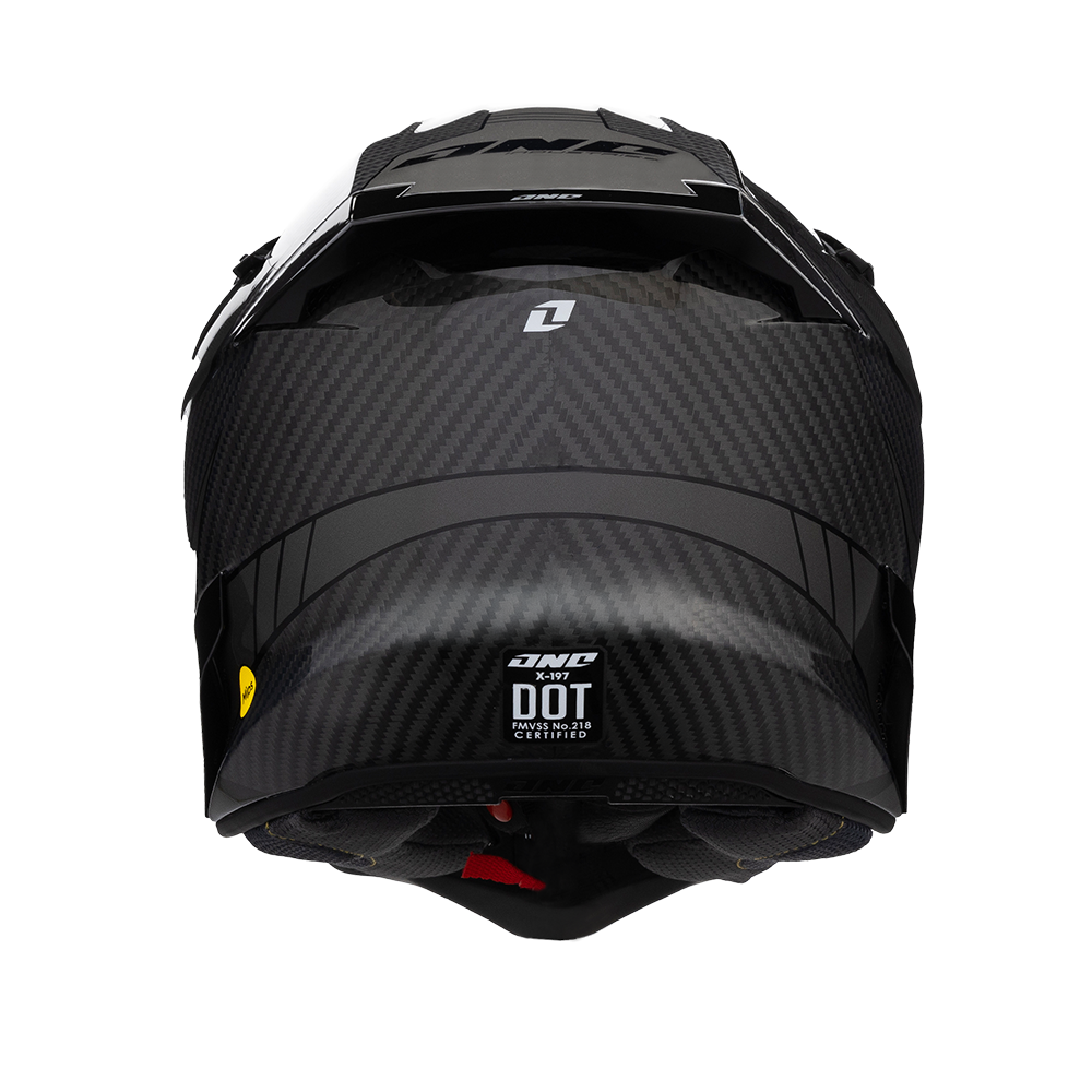 Мотокрос каска ONE INDUSTRIES X-197 CARBON BLACK ONYX